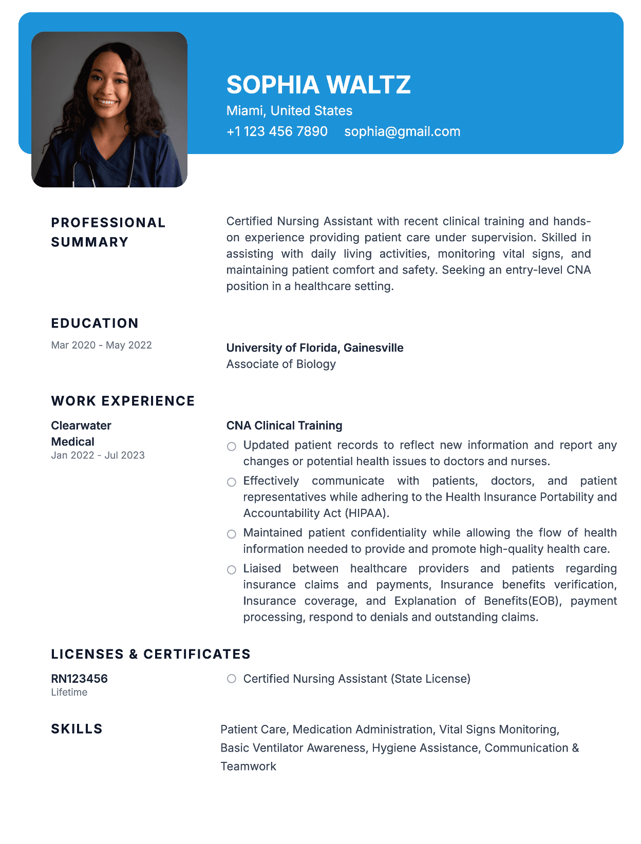 New Grad Nurse Resume Template - Nurse Resume Template